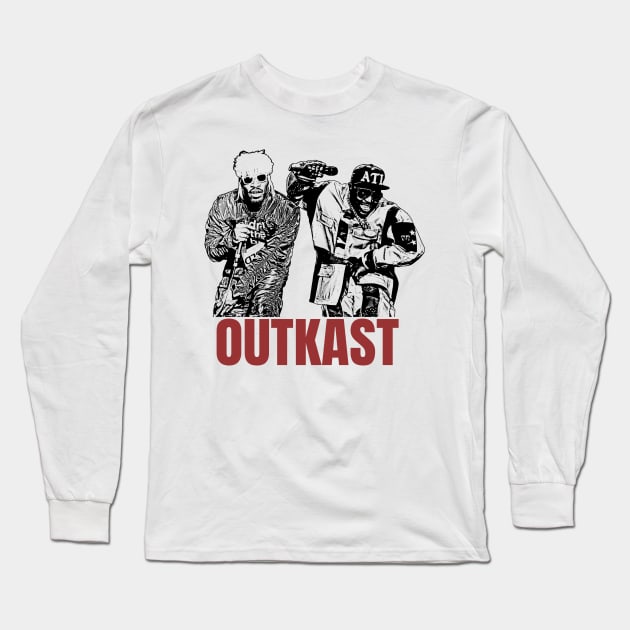 Outkast Long Sleeve T-Shirt by Knockbackhaunt